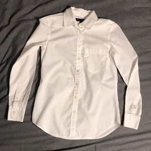 Banana Republic Crisp White Dillon Shirt, Size XXS